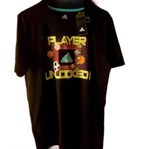 Adidas Glow-in-the-Dark Shirt. NWT. Boy’s XL